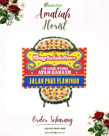 Sewa Papan Bunga Tempeh Tengah